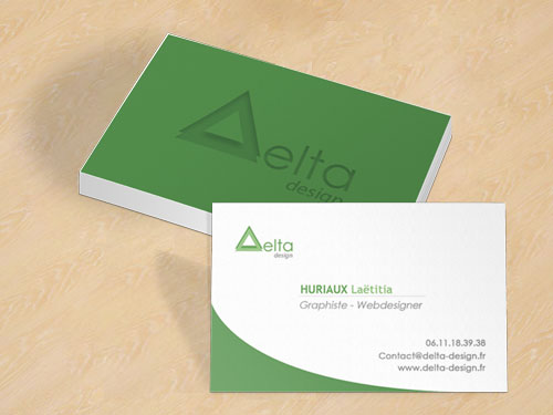 Photographie de cartes de visites Delta-design